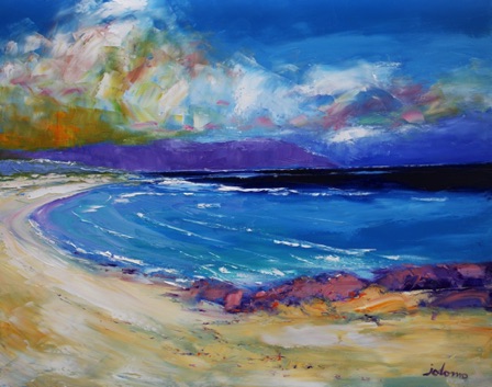 Light evening rain over Machrihanish Kintyre 24x30
&pound;5600